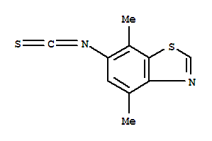 (9ci)-6-異硫代氰?；?4,7-二甲基-苯并噻唑結(jié)構(gòu)式_208458-68-8結(jié)構(gòu)式