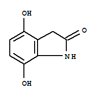 2H-indol-2-one,1,3-dihydro-4,7-dihydroxy-(9ci)Structure,208986-12-3Structure 2H-indol-2-one,1,3-dihydro-4,7-dihydroxy-(9ci) Structure,208986-12-3Structure