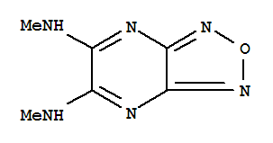 (9ci)-N,N-二甲基-[1,2,5]噁二唑并[3,4-b]吡嗪二胺結(jié)構(gòu)式_210301-47-6結(jié)構(gòu)式