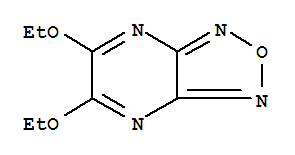 (9ci)-二乙氧基-[1,2,5]噁二唑并[3,4-b]吡嗪結(jié)構(gòu)式_210301-72-7結(jié)構(gòu)式