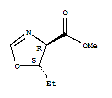 (4r,5s)-(9ci)-5-乙基-4,5-二氫-4-噁唑羧酸甲酯結(jié)構(gòu)式_213321-55-2結(jié)構(gòu)式