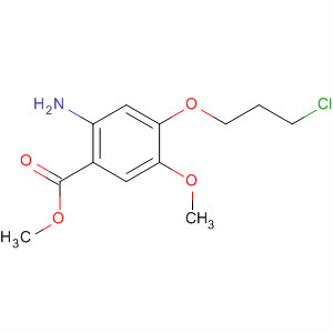 2-Amino-4-(3-chloropropoxy)-5-methoxybenzoateStructure,214470-59-4Structure 2-Amino-4-(3-chloropropoxy)-5-methoxybenzoate Structure,214470-59-4Structure