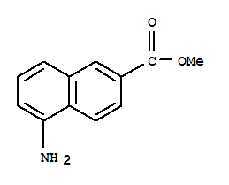 2-Naphthalenecarboxylicacid,5-amino-,methylester(9ci) Structure,214628-89-4Structure
