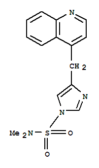 1H-imidazole-1-sulfonamide, n,n-dimethyl-4-(4-quinolinylmethyl)-Structure,214700-55-7Structure 1H-imidazole-1-sulfonamide, n,n-dimethyl-4-(4-quinolinylmethyl)- Structure,214700-55-7Structure