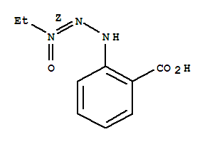 (9ci)-2-[(2z)-3-乙基-3-氧化物-2-三氮雜烯]-苯甲酸結構式_214897-37-7結構式