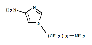 1H-imidazole-1-propanamine,4-amino-(9ci) Structure,215099-40-4Structure