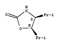 (4s,5r)-(9ci)-4,5-雙(1-甲基乙基)-2-噁唑烷酮結(jié)構(gòu)式_215929-24-1結(jié)構(gòu)式