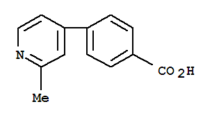 4-(2-Methylpyridin-4-yl)benzoic acidStructure,216059-90-4Structure 4-(2-Methylpyridin-4-yl)benzoic acid Structure,216059-90-4Structure