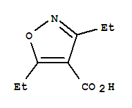 4-Isoxazolecarboxylicacid,3,5-diethyl-(9ci)Structure,216700-85-5Structure 4-Isoxazolecarboxylicacid,3,5-diethyl-(9ci) Structure,216700-85-5Structure