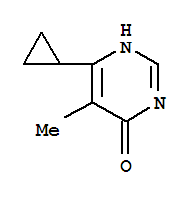 4-Pyrimidinol, 6-cyclopropyl-5-methyl-(8ci)Structure,21741-39-9Structure 4-Pyrimidinol, 6-cyclopropyl-5-methyl-(8ci) Structure,21741-39-9Structure