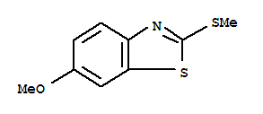 (7ci,8ci)-6-甲氧基-2-(甲基硫代)-苯并噻唑結(jié)構(gòu)式_2182-74-3結(jié)構(gòu)式