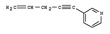Pyridine, 3-(4-penten-1-ynyl)-(9ci)Structure,219480-94-1Structure Pyridine, 3-(4-penten-1-ynyl)-(9ci) Structure,219480-94-1Structure