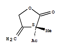 (3s)-(9ci)-3-乙?；?3-甲基-4-亞甲基-2(3H)-呋喃酮結(jié)構(gòu)式_220308-41-8結(jié)構(gòu)式