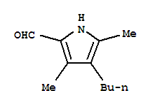1H-pyrrole-2-carboxaldehyde,4-butyl-3,5-dimethyl-(9ci)Structure,220845-12-5Structure 1H-pyrrole-2-carboxaldehyde,4-butyl-3,5-dimethyl-(9ci) Structure,220845-12-5Structure
