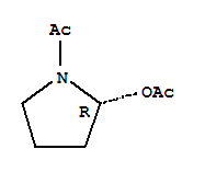 2-Pyrrolidinol, 1-acetyl-, acetate (ester), (2r)-(9ci)Structure,221911-62-2Structure 2-Pyrrolidinol, 1-acetyl-, acetate (ester), (2r)-(9ci) Structure,221911-62-2Structure
