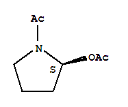 2-Pyrrolidinol, 1-acetyl-, acetate (ester), (2s)-(9ci)Structure,221911-75-7Structure 2-Pyrrolidinol, 1-acetyl-, acetate (ester), (2s)-(9ci) Structure,221911-75-7Structure