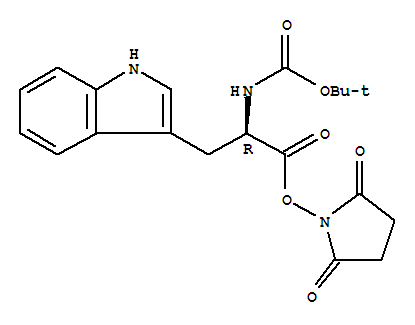 2,5-Dioxo-1-pyrrolidinyl n-{[(2-methyl-2-propanyl)oxy]carbonyl}tryptophanate Structure,22220-11-7Structure