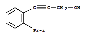 2-Propyn-1-ol,3-[2-(1-methylethyl)phenyl]-(9ci) Structure,222614-12-2Structure