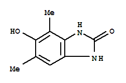 (9ci)-1,3-二氫-5-羥基-4,6-二甲基-2H-苯并咪唑-2-酮結(jié)構(gòu)式_224648-68-4結(jié)構(gòu)式