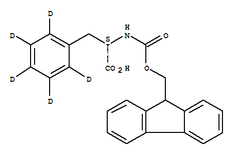 Fmoc-L-苯丙氨酸-D5結(jié)構(gòu)式_225918-67-2結(jié)構(gòu)式