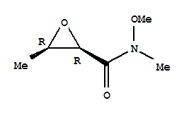 (2r,3r)-(9ci)-n-甲氧基-n,3-二甲基-環(huán)氧乙烷羧酰胺結(jié)構(gòu)式_226566-30-9結(jié)構(gòu)式