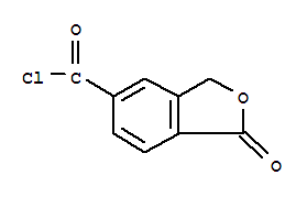 (1-氧代-1,3-二氫異苯并呋喃-5-基)羰酰氯結(jié)構(gòu)式_227954-90-7結(jié)構(gòu)式