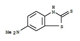 2(3H)-benzothiazolethione,6-(dimethylamino)-(9ci)Structure,23674-65-9Structure 2(3H)-benzothiazolethione,6-(dimethylamino)-(9ci) Structure,23674-65-9Structure