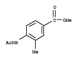 (9ci)-4-(乙酰基氨基)-3-甲基-苯甲酸甲酯結(jié)構(gòu)式_239075-25-3結(jié)構(gòu)式