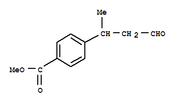 (9ci)-4-(1-甲基-3-氧代丙基)-苯甲酸甲酯結(jié)構(gòu)式_240407-05-0結(jié)構(gòu)式