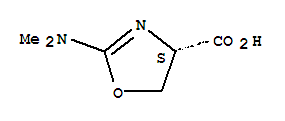 (4s)-(9ci)-2-(二甲基氨基)-4,5-二氫-4-噁唑羧酸結(jié)構(gòu)式_246034-29-7結(jié)構(gòu)式