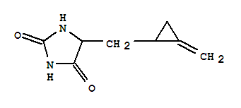 (9ci)-5-[(亞甲基環(huán)丙基)甲基]-2,4-咪唑啉二酮結(jié)構(gòu)式_246181-09-9結(jié)構(gòu)式