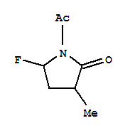 2-Pyrrolidinone, 1-acetyl-5-fluoro-3-methyl-(9ci)Structure,246181-65-7Structure 2-Pyrrolidinone, 1-acetyl-5-fluoro-3-methyl-(9ci) Structure,246181-65-7Structure