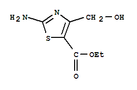 Ethyl 2-amino-4-(hydroxymethyl)-1,3-thiazole-5-carboxylateStructure,25039-77-4Structure Ethyl 2-amino-4-(hydroxymethyl)-1,3-thiazole-5-carboxylate Structure,25039-77-4Structure