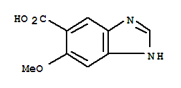 1H-benzimidazole-5-carboxylicacid,6-methoxy-(9ci) Structure,251107-27-4Structure