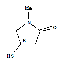 2-Pyrrolidinone,4-mercapto-1-methyl-,(4s)-(9ci)Structure,252642-43-6Structure 2-Pyrrolidinone,4-mercapto-1-methyl-,(4s)-(9ci) Structure,252642-43-6Structure