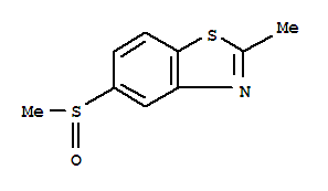 (9ci)-2-甲基-5-(甲基亞磺?；?-苯并噻唑結(jié)構(gòu)式_252988-80-0結(jié)構(gòu)式