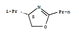 (4s)-(9ci)-4,5-二氫-4-(1-甲基乙基)-2-丙基-噁唑結(jié)構(gòu)式_253686-05-4結(jié)構(gòu)式