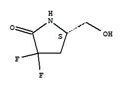 2-Pyrrolidinone,3,3-difluoro-5-(hydroxymethyl)-,(5s)-(9ci) Structure,255903-84-5Structure