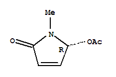(5r)-(9ci)-5-(乙酰基氧基)-1,5-二氫-1-甲基-2H-吡咯-2-酮結(jié)構(gòu)式_256458-27-2結(jié)構(gòu)式