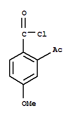 (9ci)-2-乙?；?4-甲氧基-苯甲酰氯結(jié)構(gòu)式_257952-48-0結(jié)構(gòu)式