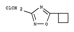 (9ci)-3-(氯甲基)-5-環(huán)丁基-1,2,4-噁二唑結(jié)構(gòu)式_259683-88-0結(jié)構(gòu)式