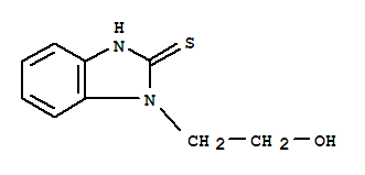 2H-benzimidazole-2-thione,1,3-dihydro-1-(2-hydroxyethyl)-(9ci)Structure,26345-73-3Structure 2H-benzimidazole-2-thione,1,3-dihydro-1-(2-hydroxyethyl)-(9ci) Structure,26345-73-3Structure