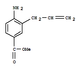 (9ci)-4-氨基-3-(2-丙烯基)-苯甲酸甲酯結(jié)構(gòu)式_267002-59-5結(jié)構(gòu)式