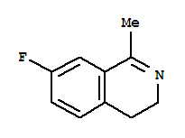 Isoquinoline, 7-fluoro-3,4-dihydro-1-methyl-(9ci)Structure,269402-41-7Structure Isoquinoline, 7-fluoro-3,4-dihydro-1-methyl-(9ci) Structure,269402-41-7Structure