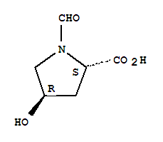 Proline, 1-formyl-4-hydroxy-, l-(8ci)Structure,27585-28-0Structure Proline, 1-formyl-4-hydroxy-, l-(8ci) Structure,27585-28-0Structure
