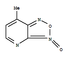 7-甲基-[1,2,5]噁二唑并[3,4-b]吡啶 3-氧化物結(jié)構(gòu)式_27808-57-7結(jié)構(gòu)式