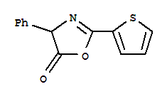 (8ci)-4-苯基-2-(2-噻吩)-2-噁唑啉-5-酮結(jié)構(gòu)式_28168-62-9結(jié)構(gòu)式