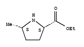 Proline, 5-methyl-, ethyl ester, cis-(8ci)Structure,28168-91-4Structure Proline, 5-methyl-, ethyl ester, cis-(8ci) Structure,28168-91-4Structure