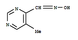 4-Pyrimidinecarboxaldehyde, 5-methyl-, oxime (8ci)Structure,28648-79-5Structure 4-Pyrimidinecarboxaldehyde, 5-methyl-, oxime (8ci) Structure,28648-79-5Structure
