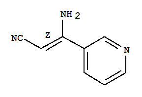 2-Propenenitrile,3-amino-3-(3-pyridinyl)-,(2z)-(9ci)Structure,287493-97-4Structure 2-Propenenitrile,3-amino-3-(3-pyridinyl)-,(2z)-(9ci) Structure,287493-97-4Structure